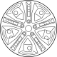 Ford LJ6Z-1007-A Wheel, Alloy
