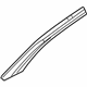 Ford 6E5Z-5403598-BAA Windshield Pillar Trim, Black, Passenger Side