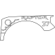 Ford ML3Z-9920000-BC Decal, Passenger Side