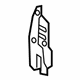 Ford FA1Z-58045B34-A Console Base Side Bracket, Passenger Side