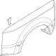 Ford PC3Z-16312-AAPTM Wheel Flare, Rear Passenger Side