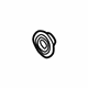 Ford YS4Z-7443625-AB Lock Cylinder Pad