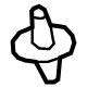 Ford -W718942-S300 Splash Shield Retainer