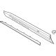 Ford LC5Z-7820878-AA Lower Molding, Front Passenger Side