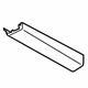 Ford CK4Z-6125504-BC Side Trim, Rear Lower Inner