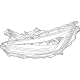 Ford LC5Z-13008-AA Headlamp Assembly, Passenger Side
