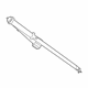 Ford DT1Z-17613B86-AA Lap & Shoulder Belt, Rear Passenger Side