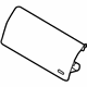 Ford 7L1Z-7804338-CC Upper Panel, Charcoal, Passenger Side