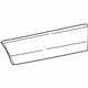 Ford 6W1Z-5420878-APTM Body Side Molding, Passenger Side