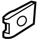 Ford -W712924-S441 Reinforcement Nut, Rear