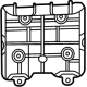 Ford M1PZ-14D189-A Blind Spot Radar Bracket, Rear Passenger Side