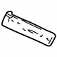 Ford 3W3Z-54046A63-FAA Trim Molding, Charcoal, Driver Side