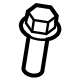 Ford -W703715-S450 Heat Shield Screw