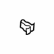 Ford -W716909-S439 Upper Center Pillar Trim Retainer