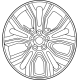 Ford KT4Z-1007-C Wheel, Alloy