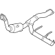 Ford ML3Z-5E212-RA Catalytic Converter, Passenger Side