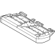 Ford ML3Z-1663841-A Seat Cushion Pad, Rear Driver Side