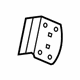Ford 8E8Z-54250A06-A Inner Quarter Panel Support Plate, Rear Passenger Side