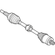 Ford LJ9Z-3B436-A Axle Assembly, Front Passenger Side