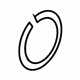Ford YL8Z-3B457-AA Retainer Ring, Front