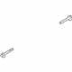 Ford -W720185-S439 Lower Control Arm Adjust Bolt, Front