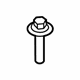 Ford -N811797-S439 Duct Screw, Upper