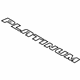 Ford HS7Z-9942528-B Nameplate, Rear