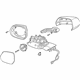 Ford LC5Z-17682-BAPTM Mirror Outside, Passenger Side