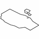 Ford DS7Z-5413046-BF Floor Cover, Rear