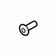 Ford -W716365-SS35B Package Tray Clip, Charcoal