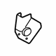 Ford BC3Z-2561749-BB Track Cover, Front Driver Side