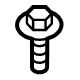 Ford -W717586-S450B Fender Liner Screw