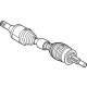 Ford MZ9Z-4K139-D Axle Assembly, Rear Driver Side