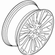 Ford KA1Z-1007-B Wheel, Alloy