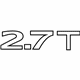 Ford FA1Z-5842528-K Nameplate
