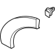 Ford M1PZ-7829164-A Wheel Opening Molding, Rear Passenger Side