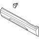 Ford M1PZ-7825556-A Side Molding, Rear Passenger Side