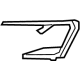 Ford JL1Z-15A245-AD Trim Molding, Black, Front Driver Side