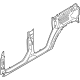 Ford M2DZ-7827846-A Inner Quarter Panel, Rear Passenger Side