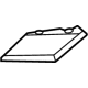 Ford M2DZ-7850002-A Upper Molding Retainer, Passenger Side