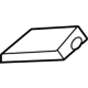 Ford M2DZ-7850462-AAPTM Upper Molding, Passenger Side