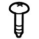 Ford -W721178-S450 End Cap Bolt, Front