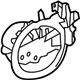 Ford DM5Z-5827936-B Fuel Pocket, Rear