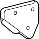 Ford PC3Z-3B095-A Mount Bracket, Passenger Side