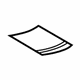 Ford JR3Z-6320000-AA Stripe Tape, White, Rear