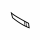 Ford JR3Z-9920000-BG Stripe Tape, White, Front Center