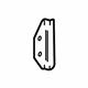 Ford 2T1Z-9921124-B Mirror Reinforcement, Front Driver Side