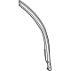 Ford M1PZ-7828124-A Rear Weatherstrip, Passenger Side
