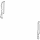 Ford K2GZ-8B191-A Air Guide, Front Passenger Side