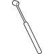 Ford LC3Z-16C826-A Lift Cylinder, Passenger Side
